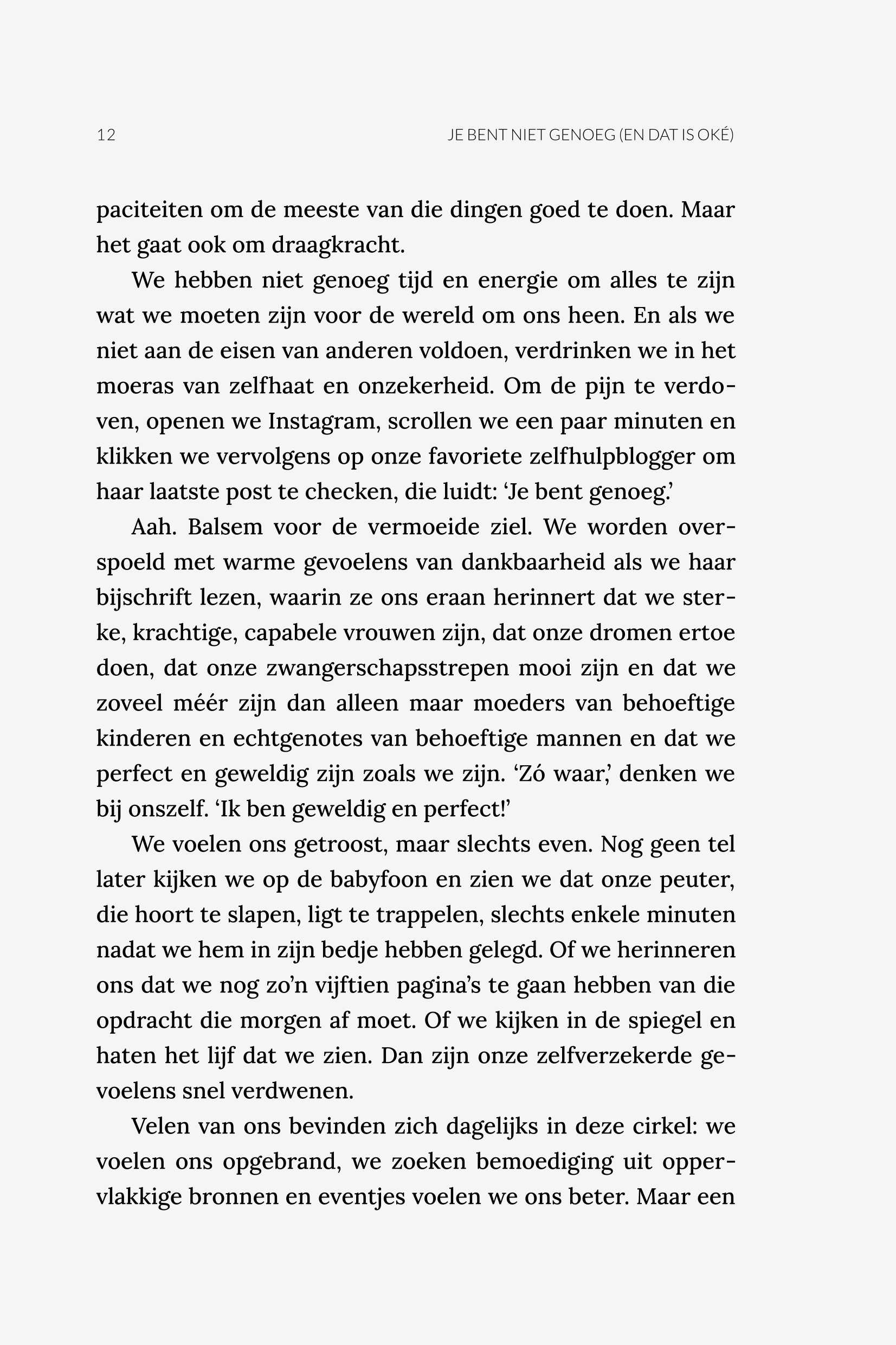 Je bent niet genoeg (en dat is oké) - Afbeelding 8